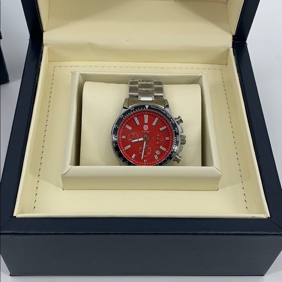 ⌚️NIB Xavier Watches Apex Timepiece Phoenix Red - Picture 10 of 12